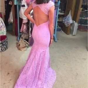 Custom, One-of-a-kind Lilac Prom or Evening Gown